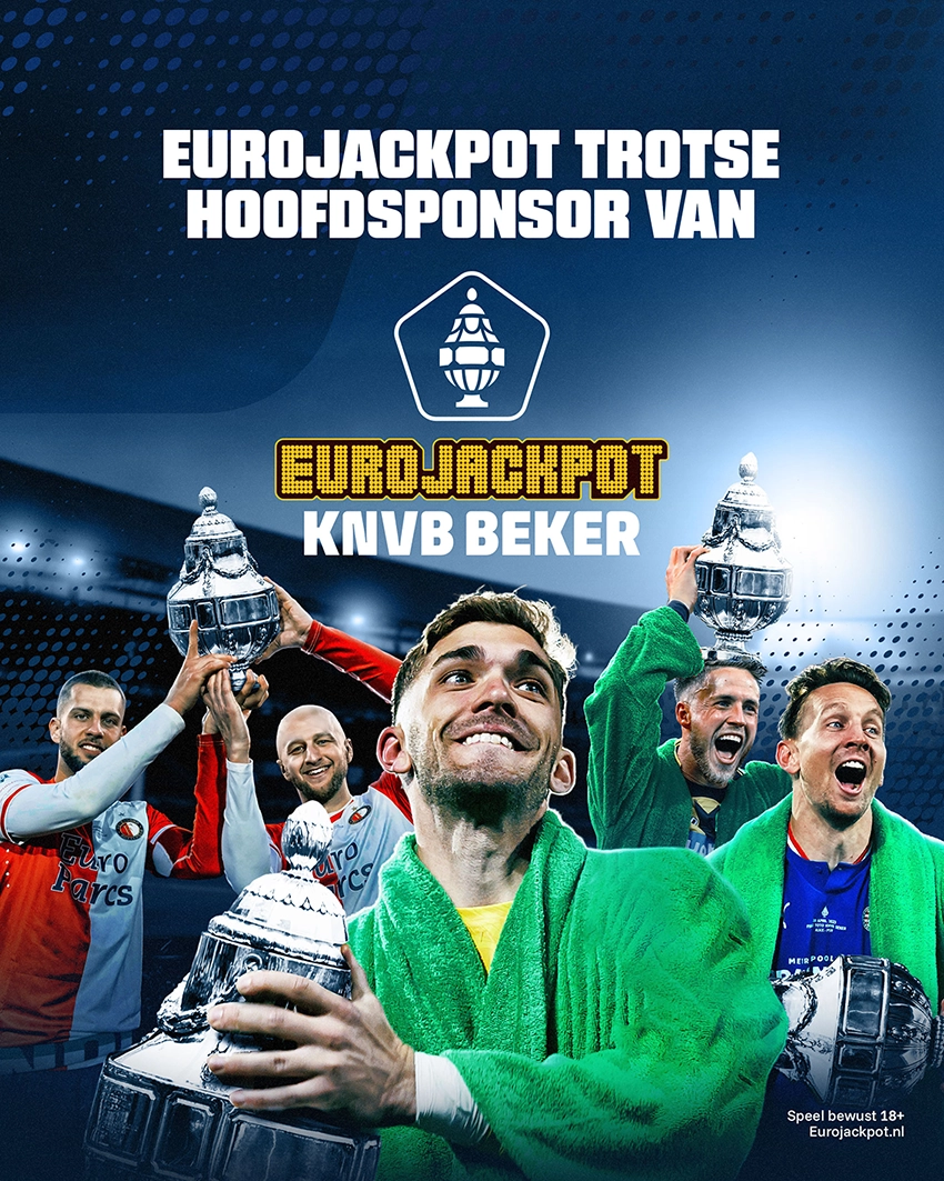 Eurojackpot hoofdsponsor KNVB beker