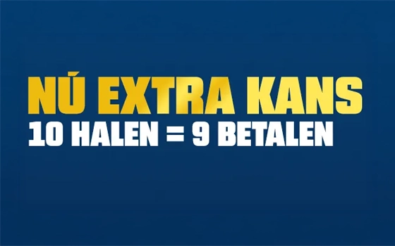 Nú extra kans: 10 halen voor de prijs van 9