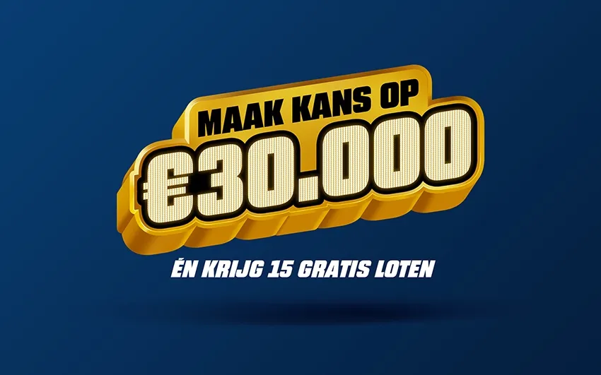 Maak kans op €30.000 en 15 gratis Eurojackpot-loten ontvangt.
