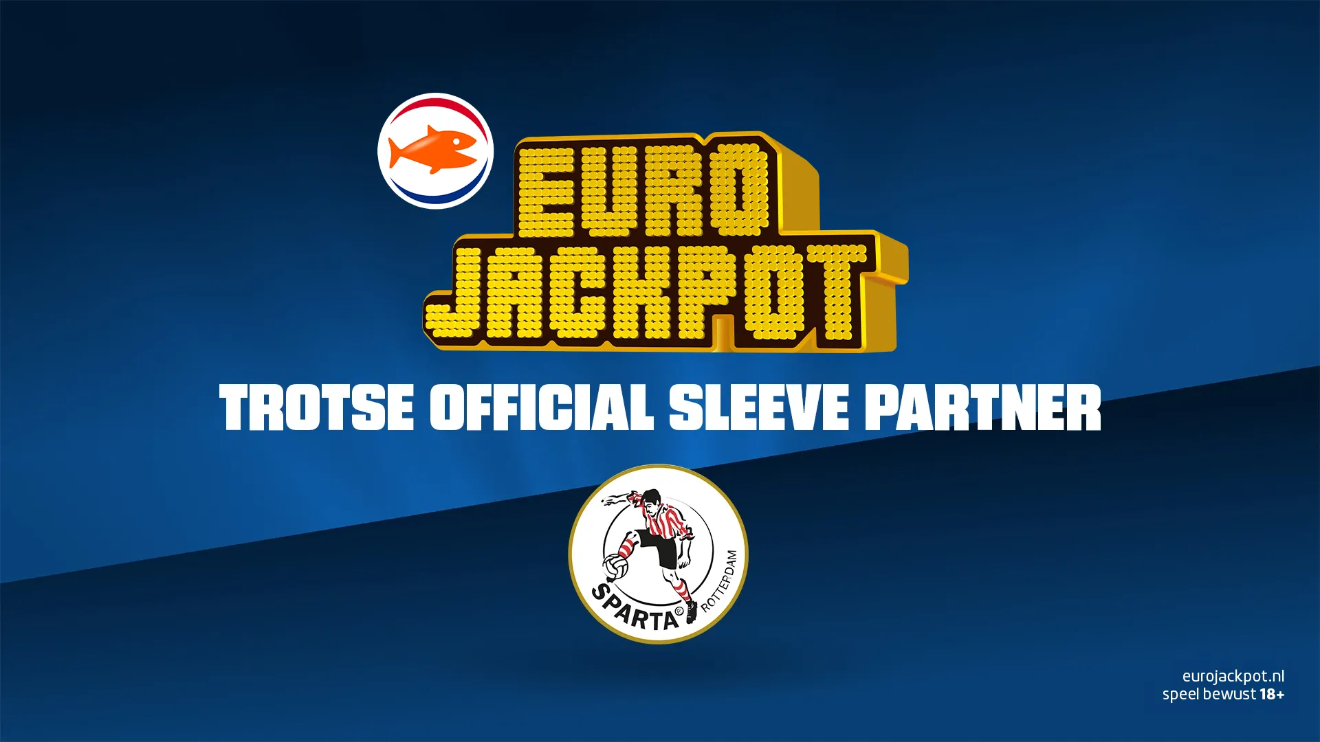 Eurojackpot is trotse official sleeve partner van Sparta Rotterdam.